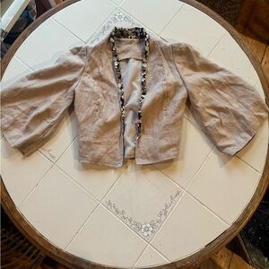 Vintage Open Front Jacket - Estimated Small